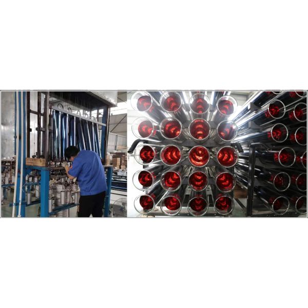 Thermal Solar Cooker Evacuated Solar Tube Dia 137mm Vacuum Tube Solar