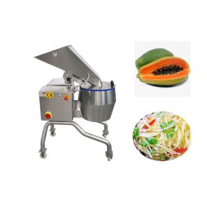 China 1.5KW Papaya Cutting Machine 3000kg/H Potato Chips Slicer With 12 Set Blade on sale