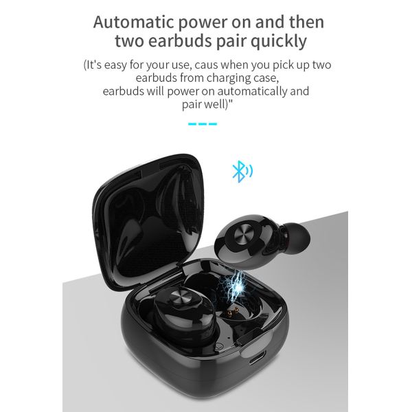 5D Stereo Tws Bluetooth 5.0 Earphone Stereo Wireless Earbus HiFi Sound Sport Earphones Handsfree Gaming Headset