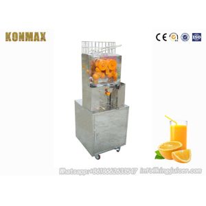 Quality 110V Commercia Orange Juicer Machine transparency Cover With Cabinet for sale