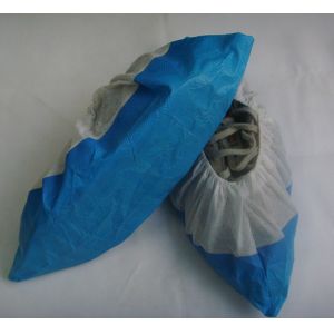 China Disposable Polypropylene Shoe Covers , Plastic Protective Shoe Covers Dust Proof on sale