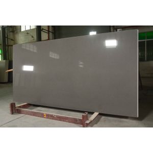 Kitchen Dark Grey Countertop Quartz Stone Slab SGS NSF Approved