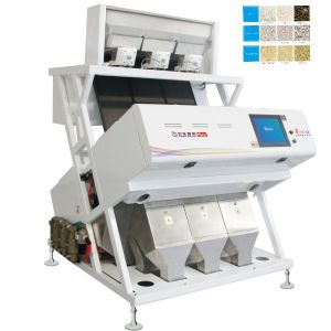 Grain Sorting Machine CCD Rice Color Sorter Machine For Rice Processing