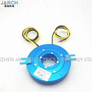 Electrical Platter Slip Ring Transmitting Rotary Electric Power Flat Type Hole