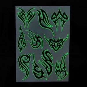 Quality Glow in the dark fake tattoo for sale