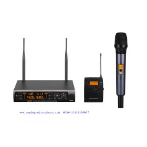 China LS-975-2 muti channel wireless microphone system UHF IR selectable frequency  PLL  iron handheld high quality on sale