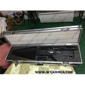 3 Bands Gun Box Anti Drone Jammers 250W Drone Signal Blocker