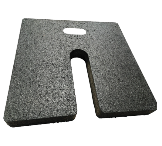 Drape Rubber Base Weight 20 Lbs 450x450x45mm For Backdrop Stand