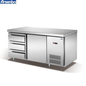Durable Multipurpose Under Worktop Fridge , 220W Commercial Fridge Undercounter