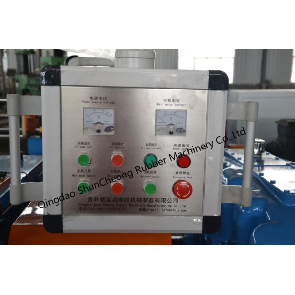 Two Roll Rubber Mixing Mill For Making Rubber Profiles Extrusion Line