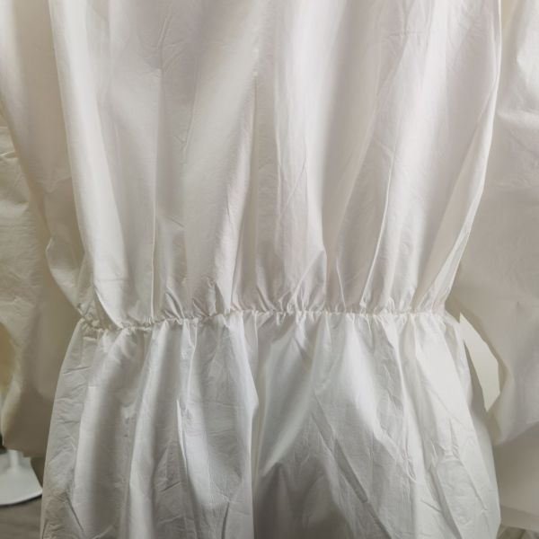 CE Type 5/6 Cat3 Durable White Wholesale Hooded Coverall