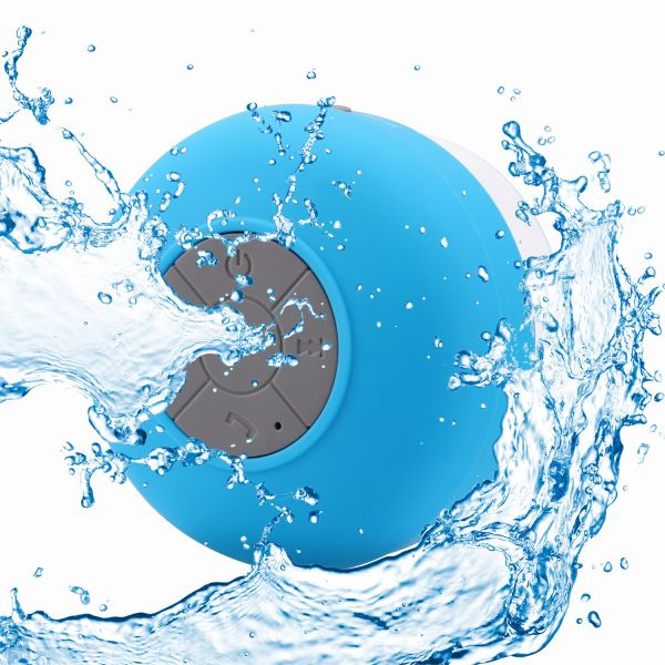 Magnetic Suction Cup Bluetooth Speaker , Bathroom Shower Speaker 10m Transmissio