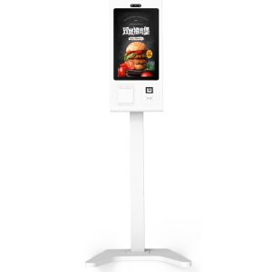 Built-in Printer Self Service Payment Kiosk for Supermarket Ordering and SDK