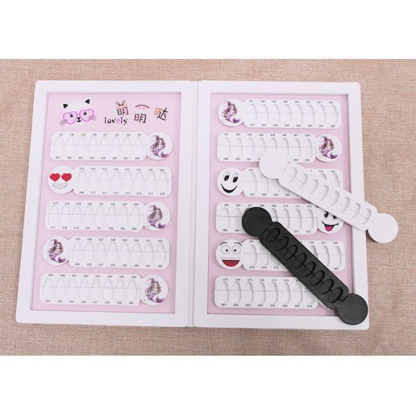 Magnetic Nail Display Board For Crylic Color Nail Display Album 8 Colors Per