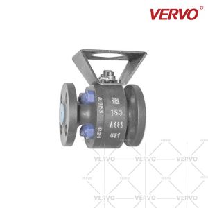 Dn15 2 Piece Ball Valve Forged Steel A105 1/2 Inch 150lb RF Flanged With ISO