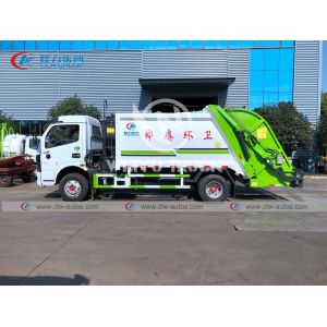 Dongfeng 4x2 8cbm Garbage Compactor Truck Trash Collection Truck