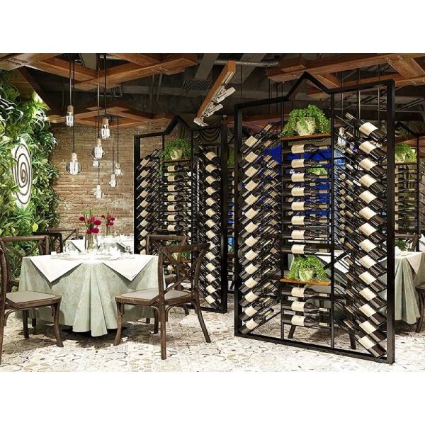 Buy Gloss Black Stainless Steel Wine Cellar Racks Chrome at wholesale prices
