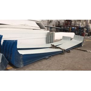 Red/ Blue/ White Corrugated Metal Sheets , Recyclable Steel Sheets - Roof/Wall