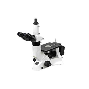 Quality Inverted Metallurgical Microscope With 4x 10x 20x 40x Objectives for sale