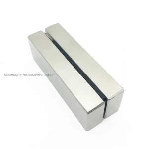 33EH Sintered Rectangular Silver Magnets Ni Coated Permanent Magnet