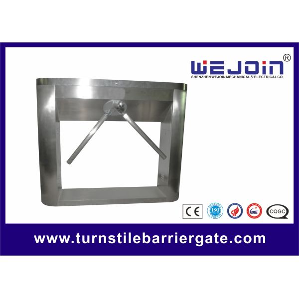 Stainless Steel Half Height Turnstile Gate Tripod Access Control Double