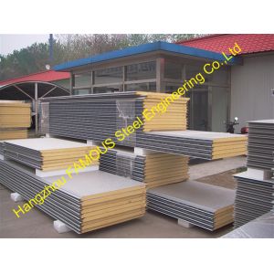Exterior Polyurethane Foam Sandwich Sheetsl For Refrigeration House