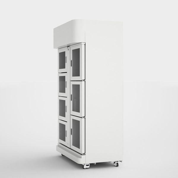 Smart Fridge Cooling Refrigerated Locker With Touch Screen And Wifi