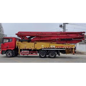 High Productivity Red 37m 48m 49m 53m 56m 62m Truck Mounted Concrete Pump for
