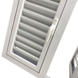 Apartment Anodizing Aluminum Naco Window Casement PVC UPVC Louver Windows