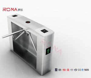China Waist High Tripod Turnstile Gate Mechanism Intelligent Antirust With Tiket Service on sale China Waist High Tripod Turnstile Gate Mechanism Intelligent Antirust With Tiket Service on sale