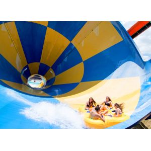 Fiberglass Tornado Water Slide Water Park Play Equipment Ashland GelCoat