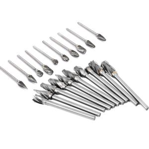 Extra Long Reach Carbide Burr Set , Die Grinder Carbide Burr Heat Resistance