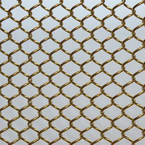 High Strength Ceiling Design Curtain , Lightweight Flexible Wire Mesh Curtain