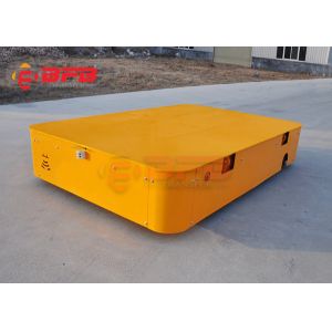 China Steerable Tractor Trailer 16T Trackless Transfer Cart Wireless on sale