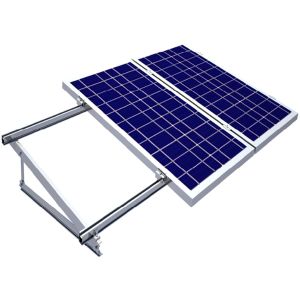 China SGS Off / On Grid Flat Roof Solar Mounting System With Tripod Bracket on sale