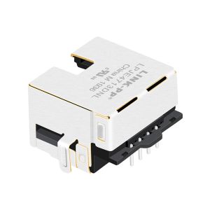 Modular Low-Profile RJ45 Jack SMT Mid Mount Shielded Tab Up 8.5mm ISO9001
