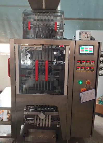 Buy Fully automatic 6-Lane granular back seal bag packaging machine at wholesale prices