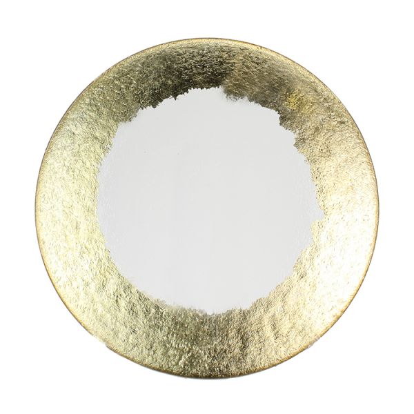 Tangson good rim Glass Plates And Bowls Artistical For Wedding