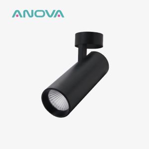 Rotatable Black Surface Mounted Downlight Adjustable Round Surface Downlight