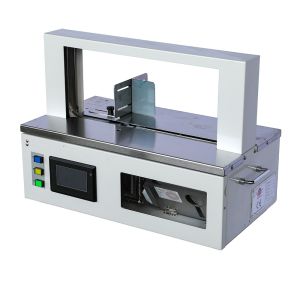 High Quality Fully Automatic Desktop Paper Tape Banding Strapping Machine