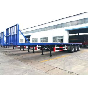 Quality Shipping 3 Axles 40 Footer Flat Deck Trailers for sale