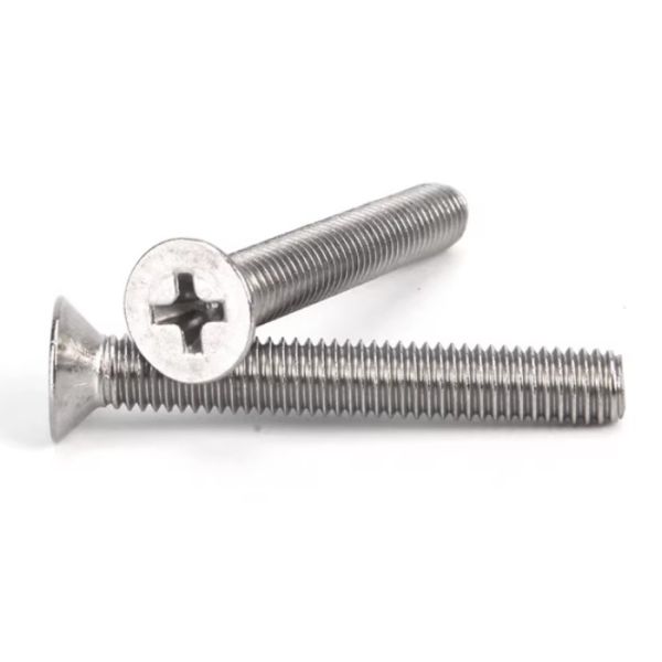 Buy M6 M8 Stainless steel Flat & CSK Head Machine Metal Screw SUS304 SUS316 A2-70 A4 cross slot at wholesale prices