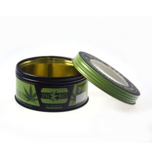 Screw round tea tin wholesale supplier