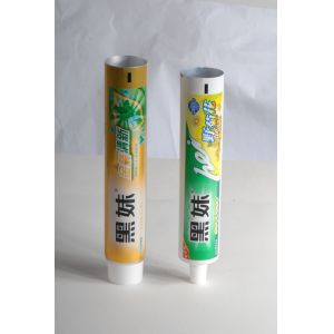 45mm - 70mm Length Toothpaste Tube , Aluminum Plastic Laminated Collapsible
