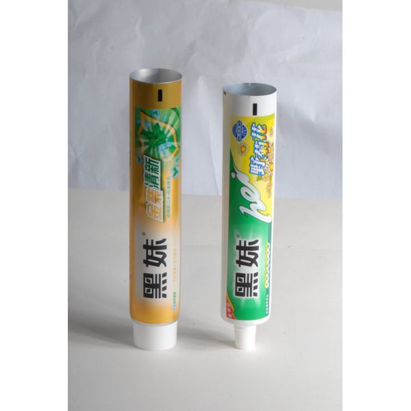 45mm - 70mm Length Toothpaste Tube , Aluminum Plastic Laminated Collapsible
