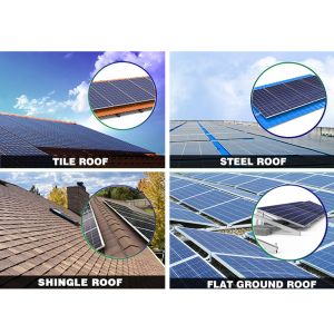 Residential Hybrid Solar System 5kw 5kva 5000w Solar Panel System