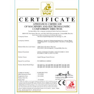 Shenzhen Dejieli Refrigeration Technology Co., Ltd. Certifications