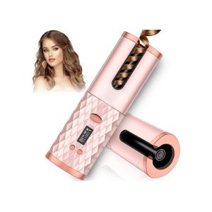 Usb Auto Rotating Hair Curler , 110-240V Cordless Rotating Curling Iron