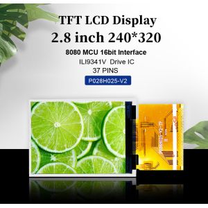 Polcd Resolution 240X320 2.8 Inch Spi Tft Lcd Ili9341V RoHS TFT Touch Screen