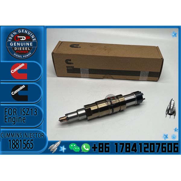 New fuel injector 1881565 common rail injector 1881565 for diesel fuel engine DC13 1933613 2057401 2058444 2419679